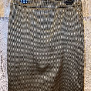 Ann Taylor patterned dress skirt size 10